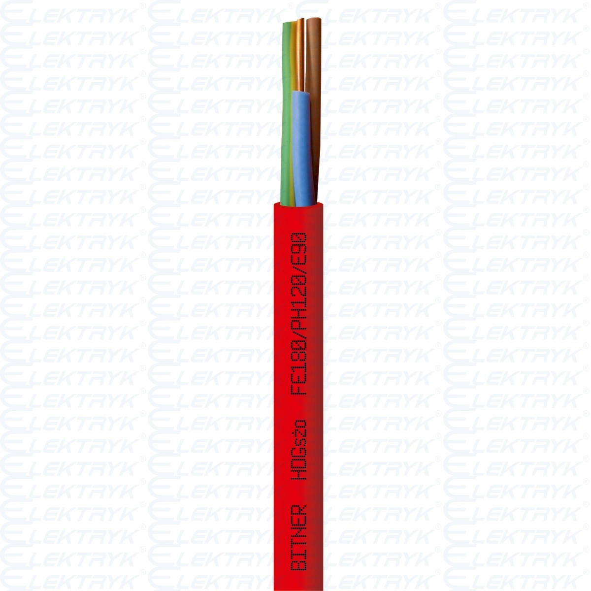 HDGS 2x1 FE180/PH120/E90 300/500V Przewód niepalny