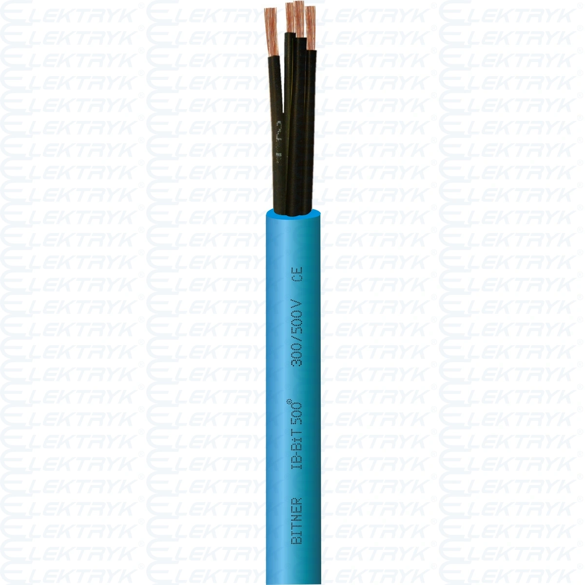Przewód iskrobezpieczny IB-BiT 500 2x0,75 mm2 300/500V