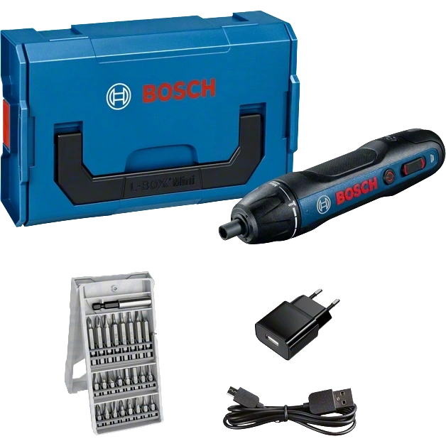 Wkrętak akumulatorowy GO 2 KIT BOSCH + L-BOXX mini