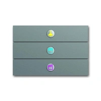 6342-866-101-500^ELEMENT OBSŁUGOWY BUSCH-PRION, 3/6 KLAWISZOWY, STAL SZLACHETNA PRION SWITCH SENSOR 3-FOLD -KNX-