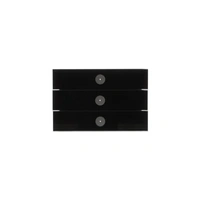 6342-825-101-500^ELEMENT OBSŁUGOWY BUSCH-PRION, 3/6 KLAWISZOWY, SZKŁO CZARNE PRION SWITCH SENSOR 3-FOLD -KNX-