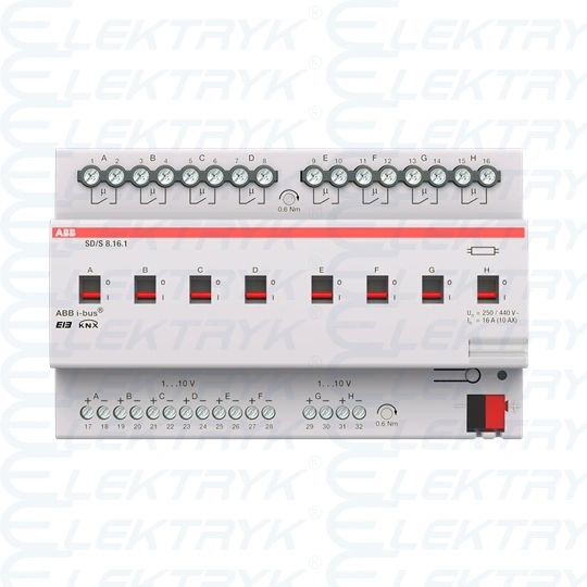 SD/S 8.16.1^Aktor ściem. 1-10V, 8x,16A