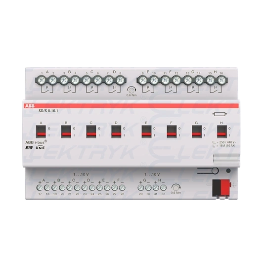 SD/S 8.16.1^Aktor ściem. 1-10V, 8x,16A