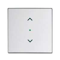 SRB-1-83 | ABB-free@home | Pokrywa sensora 1/1 piktogram roleta | future linear 83 srebrny aluminium