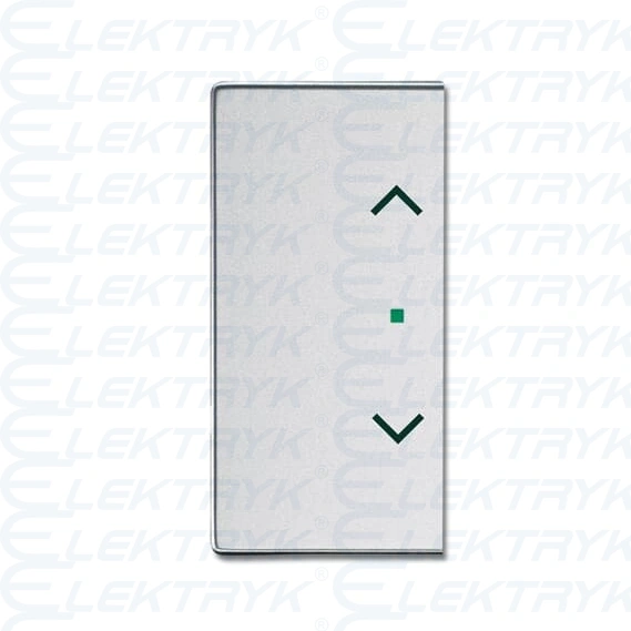 SRB-2-83 | ABB-free@home | Pokrywa sensora 1/2 piktogram roleta (lewy/prawy) | future linear 83 srebrny aluminium