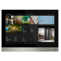 H8237-4B | ABB Welcome IP | IP touch 10’’, stacja wewnętrzna, sterownie domem, bramka IP, czarny, Stal nierdzewna LAN + WiFi, petla indukcyjna, PoE