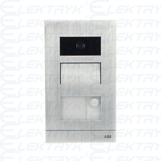 H81363P1-A | ABB Welcome IP | Stacja zewnętrzna mini, aluminium, 1 przycisk, p/t