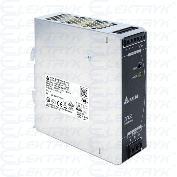 DRL-24V120W1EN ZASILACZ IMPULSOWY 24V/5A 120W 120-24