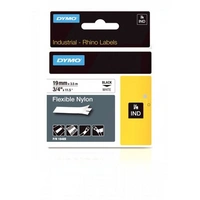 TAŚMA DYMO NYLON 19mm x 3,5m CZARNY / BIAŁY nr.kat. 18489 lub W005579
