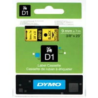 Taśma dymo D1 9mm x 7m CZARNY / ŻÓŁTY nr.kat. 40918