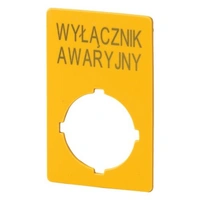 M22-XZK-PL99 Szyld do przycisków awaryjnych PL