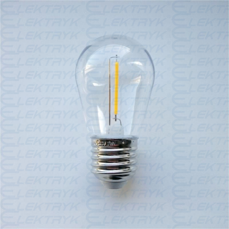 EC20086 Żarówka Filament Golf Ball S14 E27 1W 2700K 100lm ec79