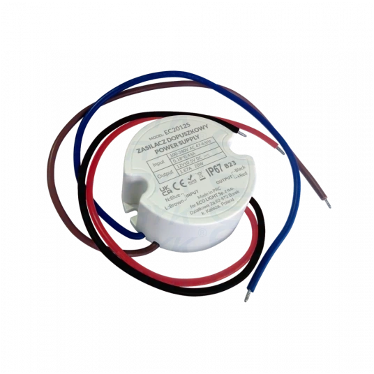 Zasilacz do puszki 1,67A 20W 12V IP67