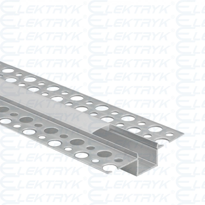 Profil led GP02 podtynkowy anodowany