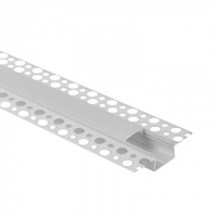 Profil led GPS02 podtynkowy biały +klosz mleczny 2m profil alu K/G (szeroki 17mm)