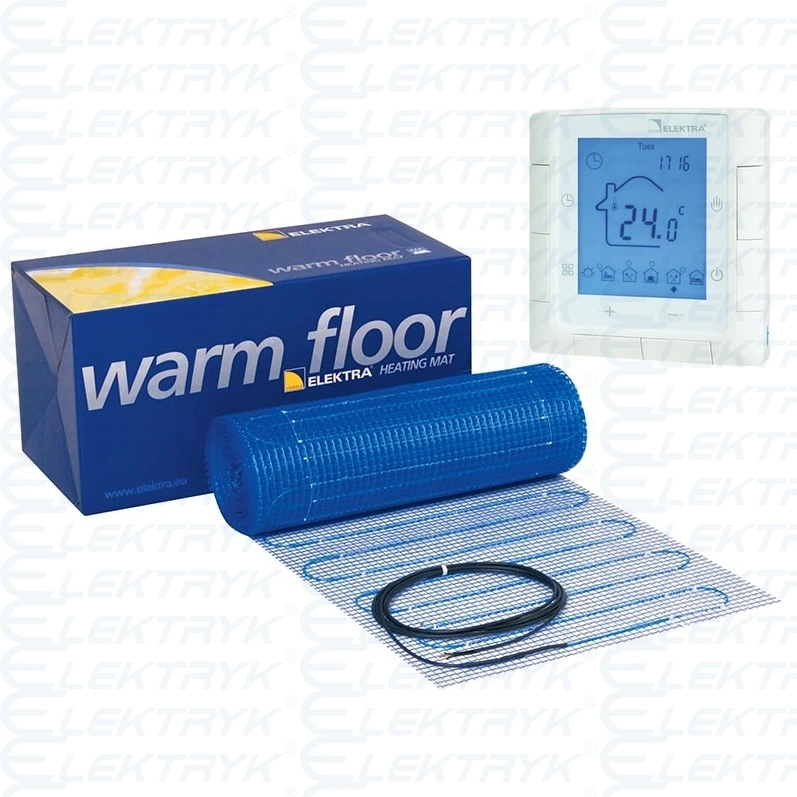 MD PACK 160/10,0 Mata grzejna 160W/m2, pow. 10m2 + Regulator ELR 20