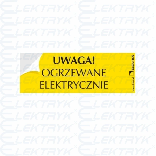 CL-PRO PL Samoprzylepna etykieta informacyjna, polska