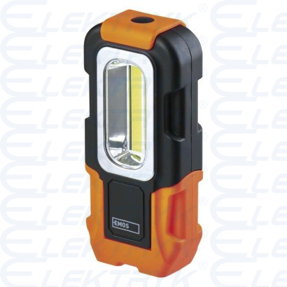Latarka LED COB 3W / 3xAAA, 20 godzin, 200lm, uchwyt z magnesem