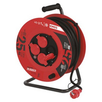 P084251 PRZEDŁUŻACZ ZWIJANY 4G/GUM/3X1,5/25m