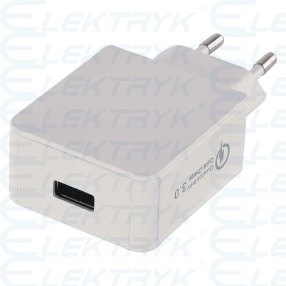 Zasilacz USB QUICK 3A (18W) max