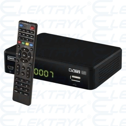 Dekoder DVB-T2 EMOS EM190-L HD
