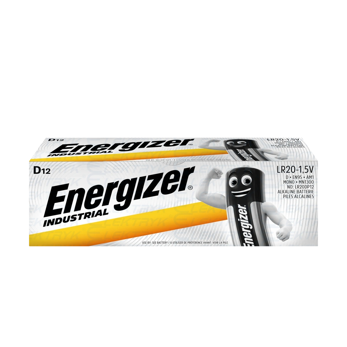 Energizer Bateria Energizer Industrial alkaliczna D LR20
