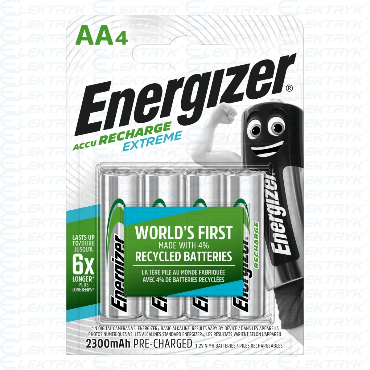 ENERGIZER AKUMULATOR AA EXTREME E300624601 /4 szt.