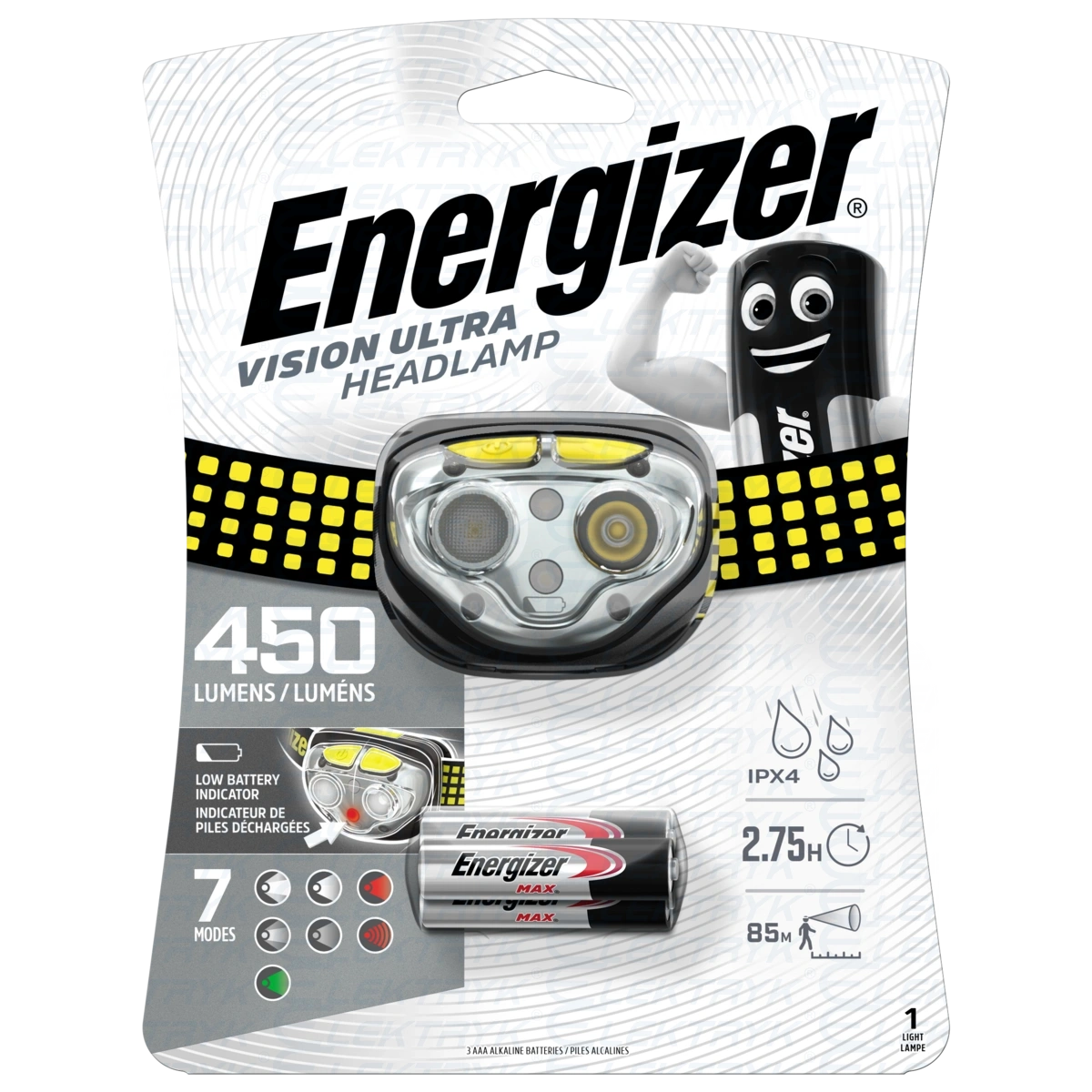 ENERGIZER LATARKA VISION ULTRA HEADLIGHT 450lm 3xAAA