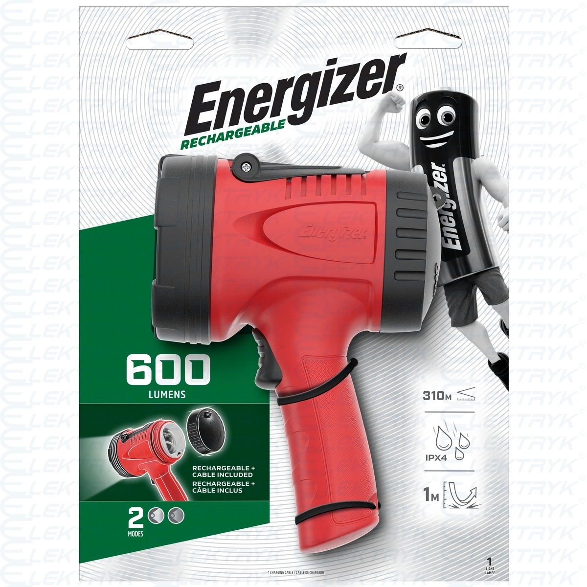 ENERGIZER LATARKA ŁADOWALNA SPOTLIGHT 600lm