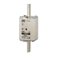 NH1 gG 125A/800V Wkładka topikowa zwłoczna - 800V - KOMBI