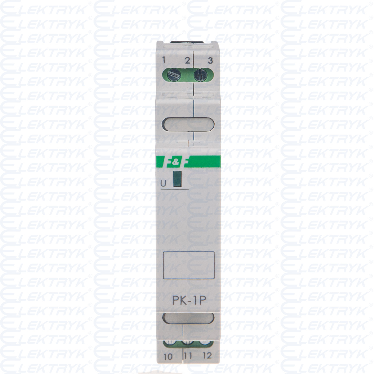 PK-1P przekaźnik elektromagnetyczny230V AC, styk: 1P I=16A, 1 moduł