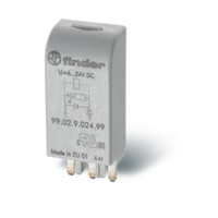 99.02.0.230.98 Układ tłumiący warystor z LED 110-240V AC/DC do przekaźników modułowych interfejsowych