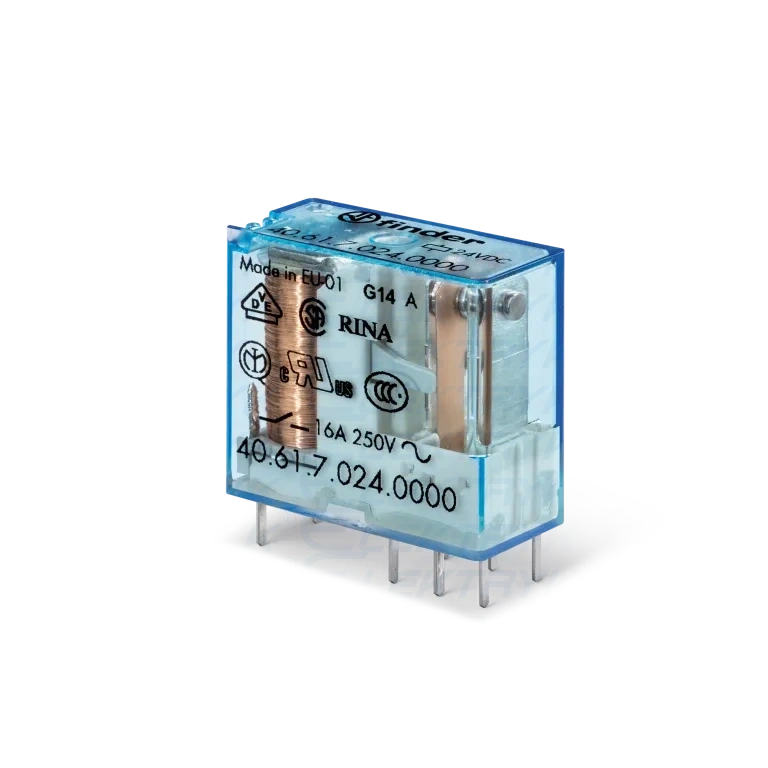 40.61.8.230.4000 Przekaźnik miniaturowy 1P 16A 230V AC, styk AgSnO2