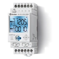 84.02.0.230.0000 Cyfrowy Przekaźnik modułowy czasowy 2-kanałowy 110…240 V AC/DC