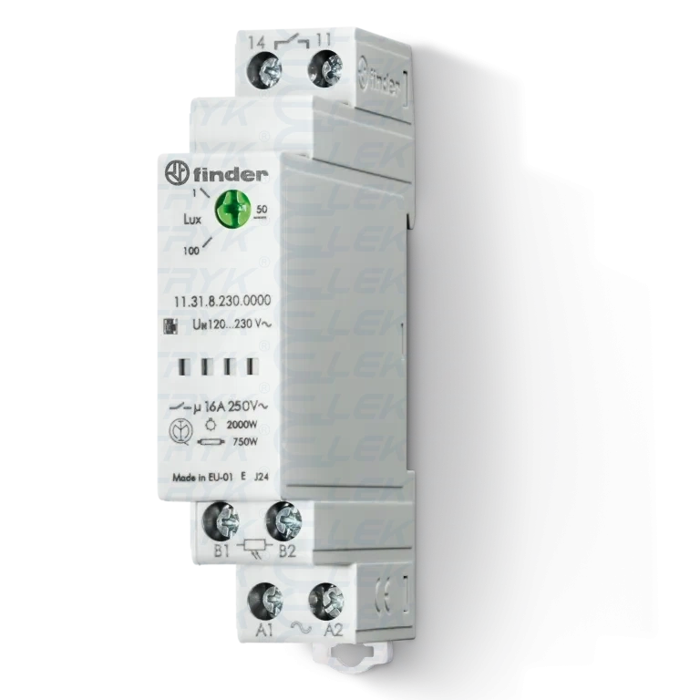 11.31.8.230.0000 Wyłącznik zmierzchowy 1Z 16A 230V AC, 1-100 1x sensor IP54