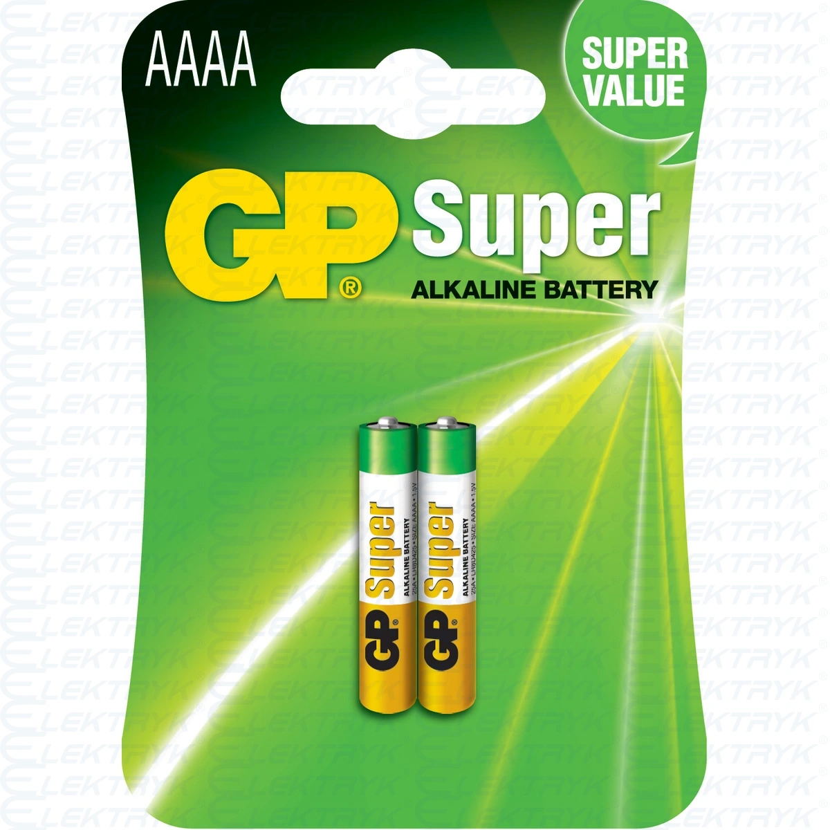 Bateria alkaliczna; AAAA / LR61; 1,5V (2 szt,)