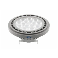 ŹRÓDŁO ŚWIATŁA LED, A-G, AR111, 4000K, G53, 12,5W, DC12V,40°, 1250lm, szary