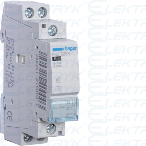 Stycznik cichy 24VAC 2NO 25A AC-7a/b