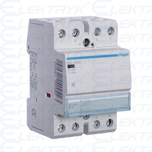 Stycznik cichy 12VAC/DC 4NO 40A AC-7a/b