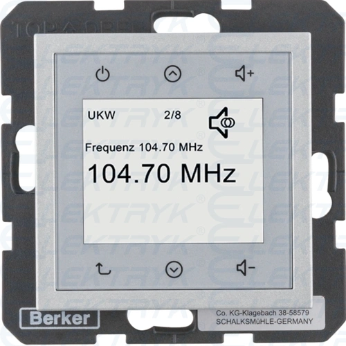 B.x/S.1 Radio Touch, alu mat