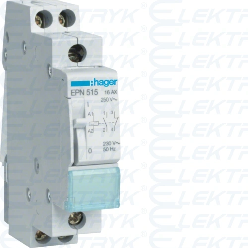 Przekaźnik bistabilny 230VAC/110VDC 1NO+1NC 16A