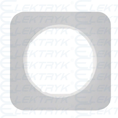 R.1 Ramka 1-krotna, alu/biały