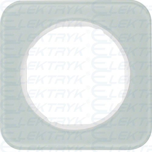 R.1 Ramka 1-krotna, szkło, biały