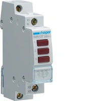 Lampka sygnalizacyjna LED 3x czerwona 230VAC