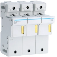 Modułowa podstawa bezpiecznikowa 3P wkł.bezp.cyl.L58 22x58mm 125A 690VAC