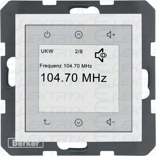 B.x/S.1 Radio Touch, biały połysk