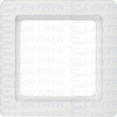 Q.1 Ramka 1-krotna, biały, aksamit