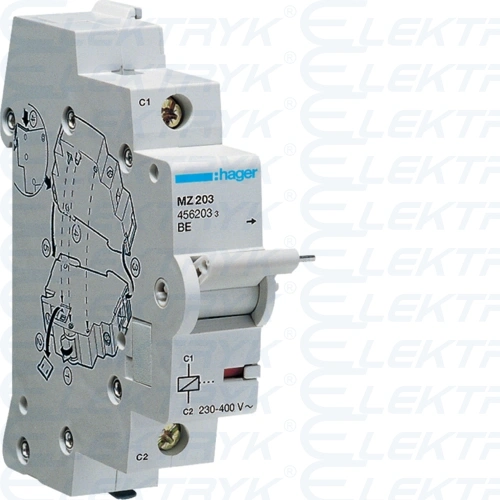 Wyzwalacz wzrostowy do MCB, RCCB, RCBO 110-130VDC / 230-415VAC