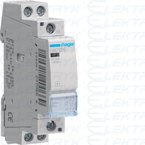Stycznik 230VAC 2NO 25A AC-7a/b