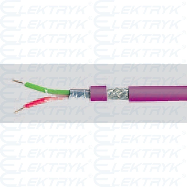 PROFIBUS L2 1X2X0,64 Przewód Ethernet wewnętrzny fioletowy